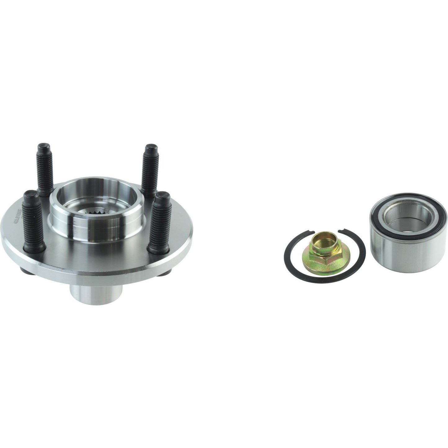 Centric Parts Axle Bearing and Hub Assembly Repair Kit Standard Hub & Bearing with High Quality Steel for 1990-1983 Ford Escort, 1988-1983 EXP, 1994-1984 Tempo 403.61000E