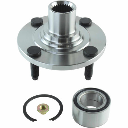 Centric Parts Axle Bearing and Hub Assembly Repair Kit Standard Hub & Bearing with High Quality Steel for 1990-1983 Ford Escort, 1988-1983 EXP, 1994-1984 Tempo 403.61000E