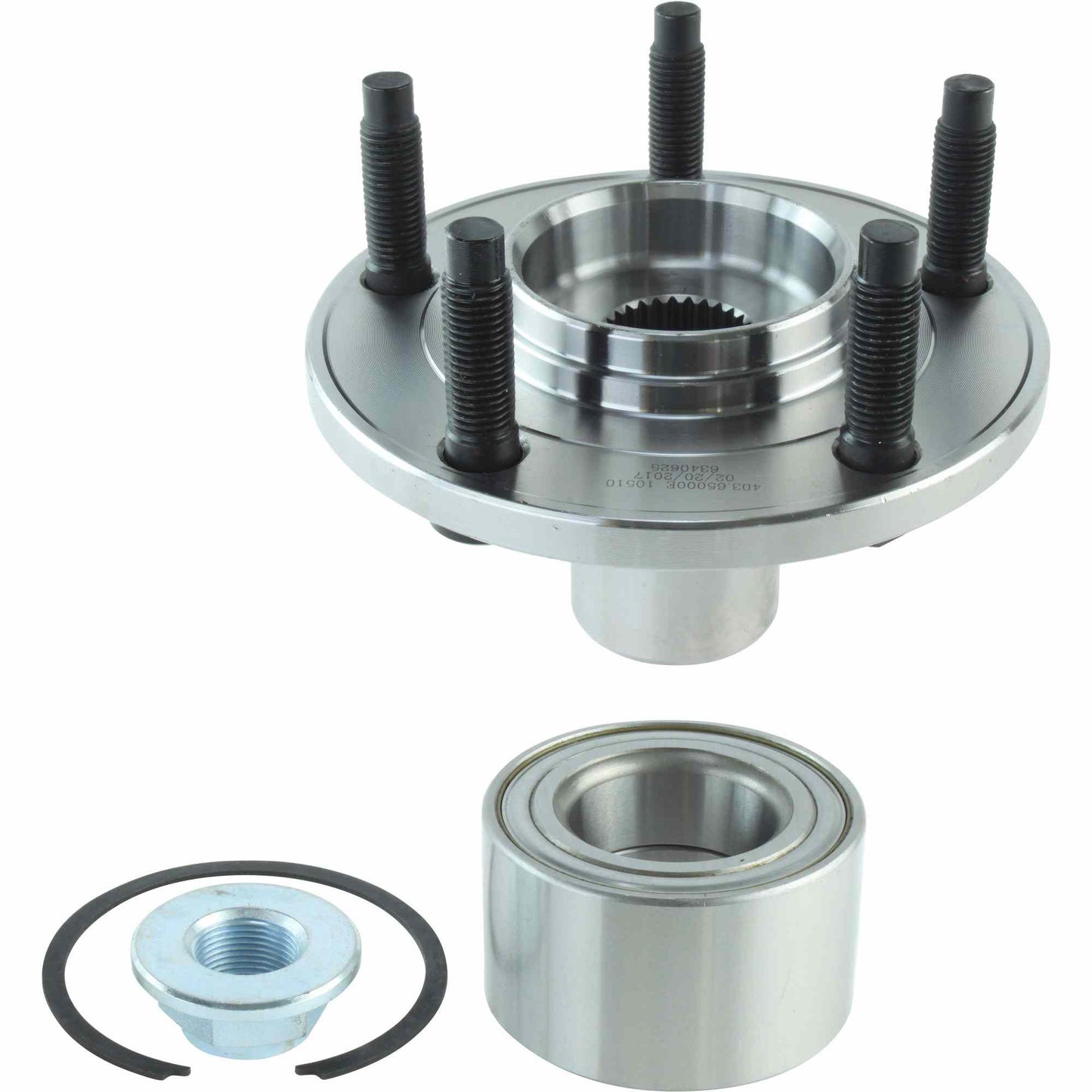 Centric Parts Axle Bearing and Hub Assembly Repair Kit for Ford Escape 2001-2012, Mazda Tribute 2001-2006 403.65000E