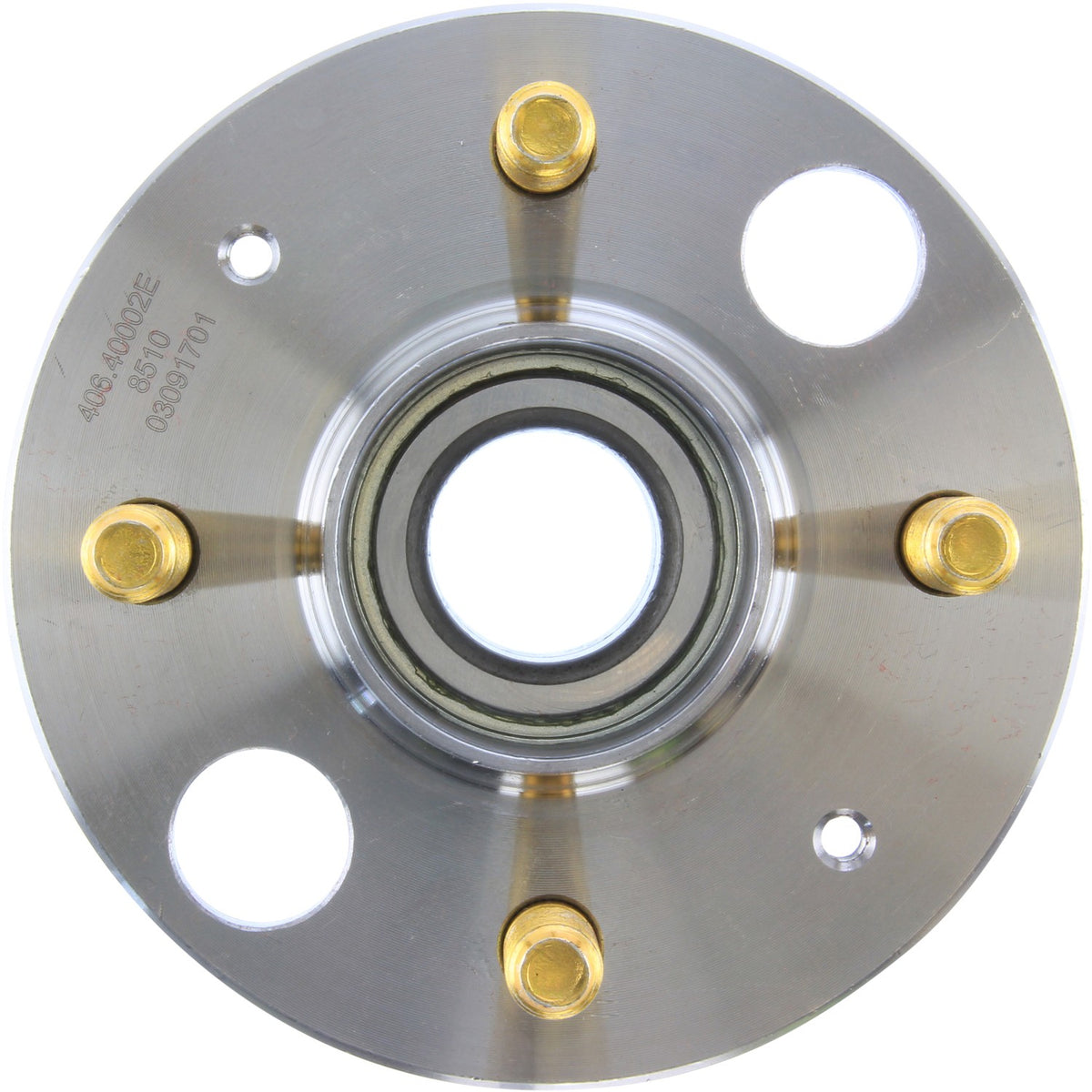 Centric Parts Wheel Bearing and Hub Assembly Standard Non-Driven Hub with ABS for 1990-2001 Acura Integra, 1995 Honda Civic, 2000-1998 Honda Civic 406.40002E