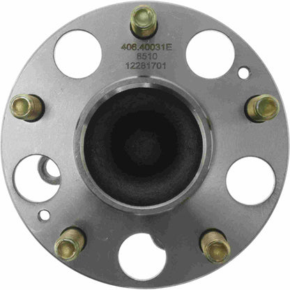 Centric Parts Wheel Bearing and Hub Assembly Standard with C-Tek Non-Driven Hubs for 2020-2015 Acura TLX 2015-2013 Honda Accord 406.40031E