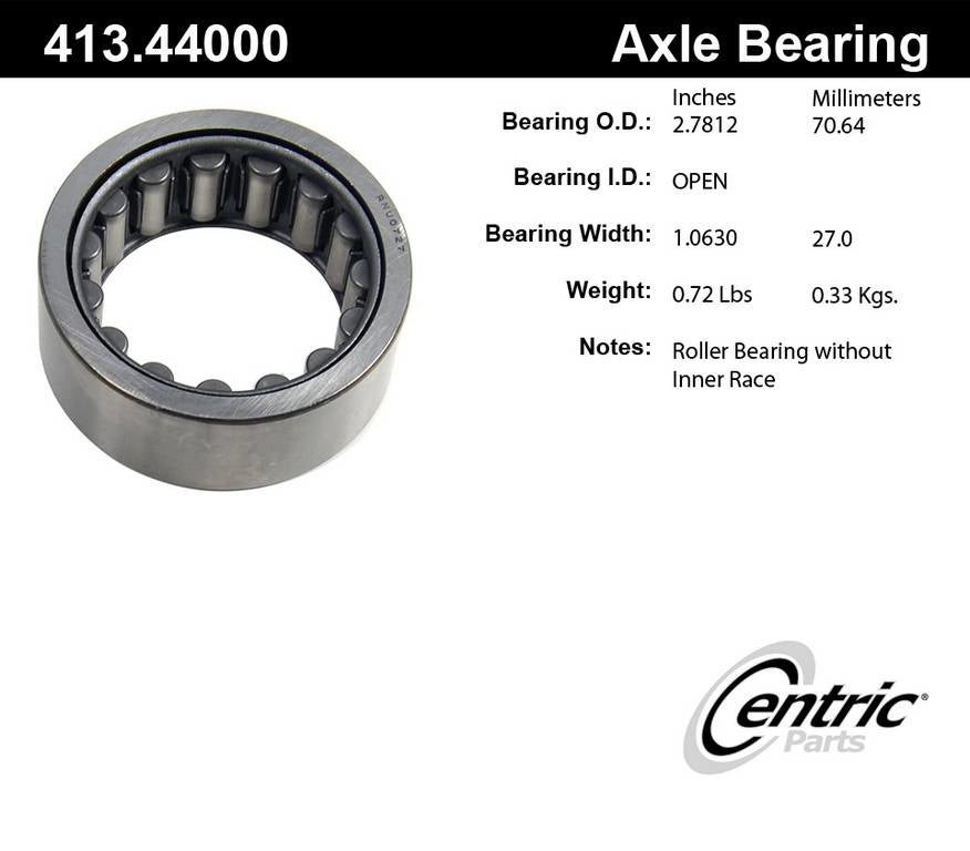 Centric Parts Premium Axle Shaft Bearing 413.44000