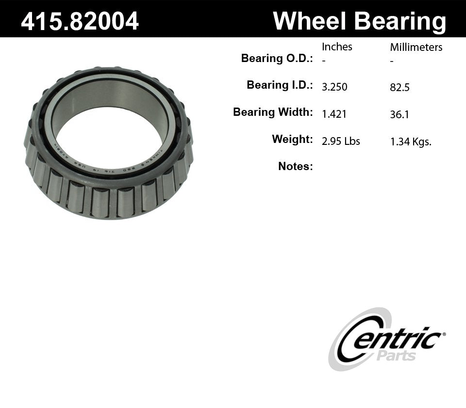 Stoptech Centric Premium Tapered Bearing Cone - Rear Outer 415.82004