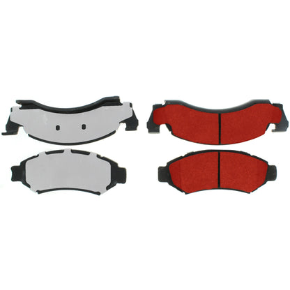 Centric Parts Disc Brake Pad Set with Low-Dust Formula 500.00501