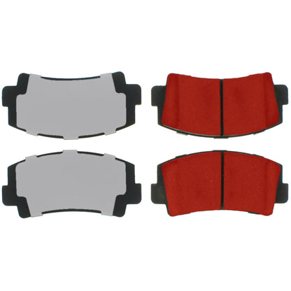Centric Parts Disc Brake Pad Set with Low-Dust Formula 500.00760