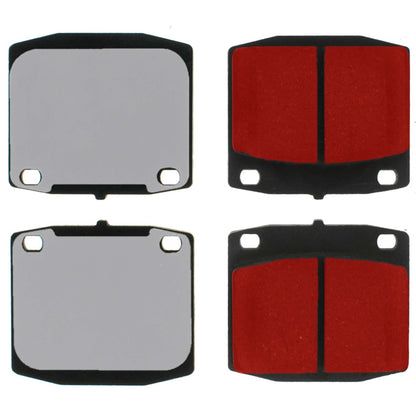 Centric Parts Disc Brake Pad Set with Low-Dust Formula 500.01170