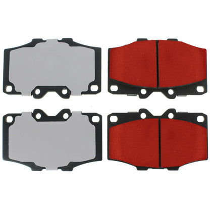Centric Parts Disc Brake Pad Set with Low-Dust Formula for 1984-1985 Toyota 4Runner Pickup 500.01371