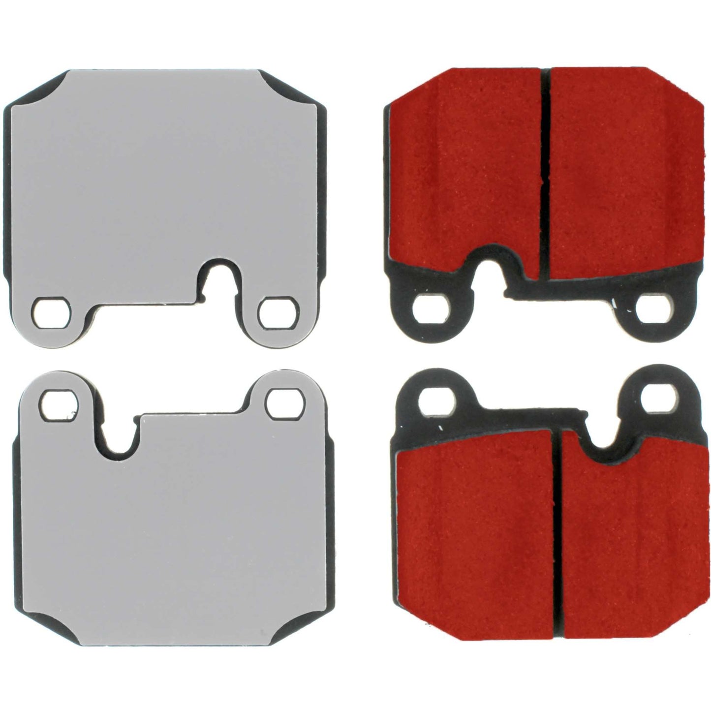 Centric Parts Disc Brake Pad Set PQ PRO for 1981-2011 Alfa Romeo GTV‑6 Milano BMW 320i Lotus Esprit Opel 1900 Manta Tesla Roadster 500.01740