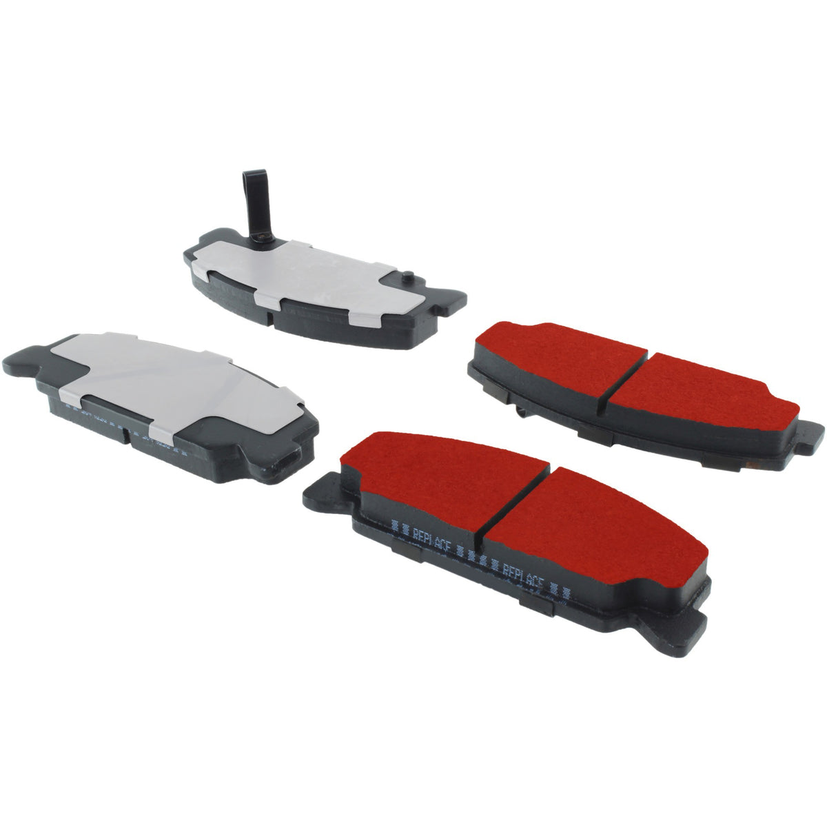 Centric Parts Disc Brake Pad Set with Low-Dust Formula for 1984-1985 Honda Accord, 1988-2000 Civic, 1993-1997 Civic del Sol, 1988-1991 CRX 500.02730