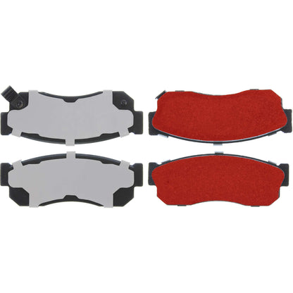 Centric Parts Disc Brake Pad Set PQ PRO for Nissan Hikari 1992-1988, Pulsar 1983-1990, Sentra 1990-1982, Tsuru 1992-1984, Subaru Justy 1988-1987