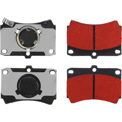 Centric Parts Disc Brake Pad Set with PQ PRO for 1986-1994 Mazda 323 Mercury Capri Tracer 500.03190