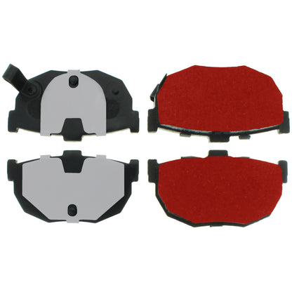 Centric Parts Disc Brake Pad Set with Low-Dust Formula for 1990-2009 Hyundai Kia Nissan Models 500.03230