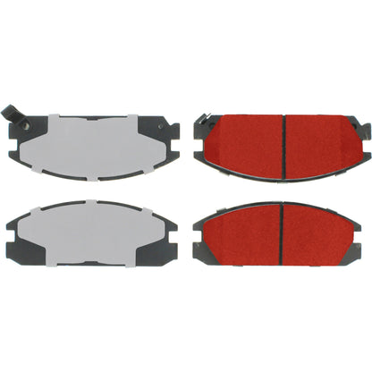 Centric Parts Disc Brake Pad Set with PQ PRO for 1986-1989 Acura Integra Honda Accord Prelude 500.03340