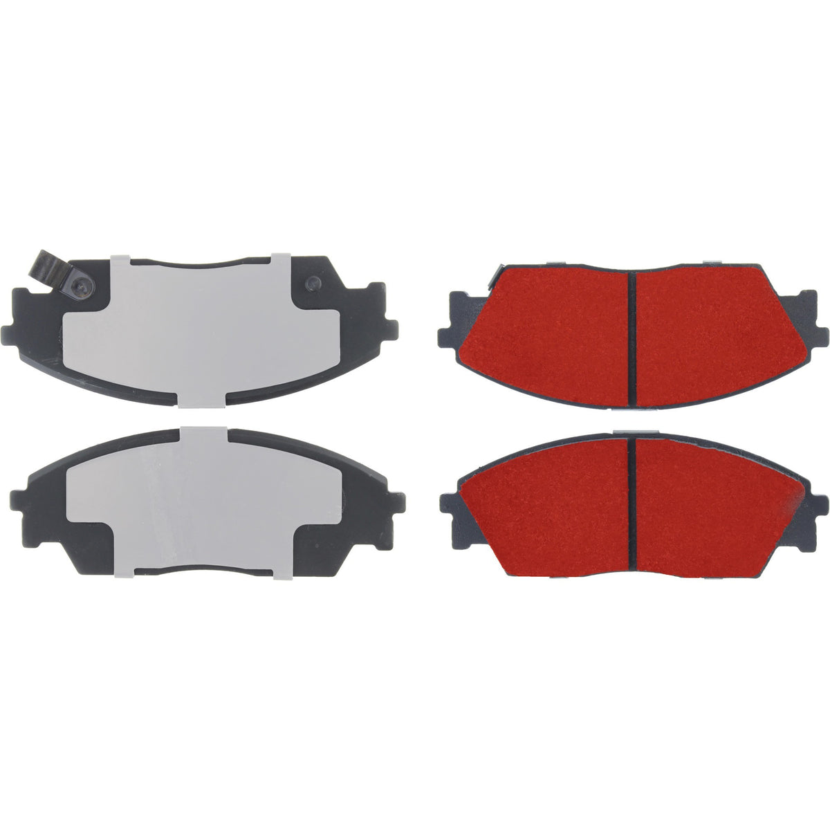Centric Parts Disc Brake Pad Set PQ PRO with Low-Dust Formula for 1988-1991 Honda Civic CRX Prelude 500.03730