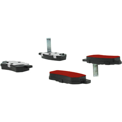 Centric Parts Disc Brake Pad Set with Low-Dust Formula for 1990-2001 Acura Integra, 2010-2014 Honda City, 1992-1995 Civic, 1988-1991 Prelude 500.03740