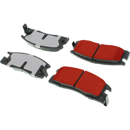 Centric Parts Disc Brake Pad Set PQ PRO with Low-Dust Formula for Isuzu Amigo 1989-1993 Pickup 1989-1995 Trooper 1987-1991 500.03980