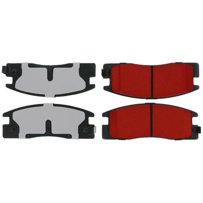 Centric Parts Disc Brake Pad Set PQ PRO with Low-Dust Formula for Isuzu Amigo 1989-1993 Pickup 1989-1995 Trooper 1987-1991 500.03980