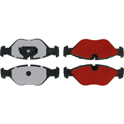 Centric Parts Disc Brake Pad Set PQ PRO with low-dust formulas for Saab 9000 1990-1998 500.04030