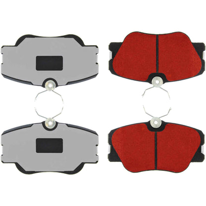 Centric Parts Disc Brake Pad Set PQ PRO with Hardware for Mercedes-Benz 190E 1986-1995