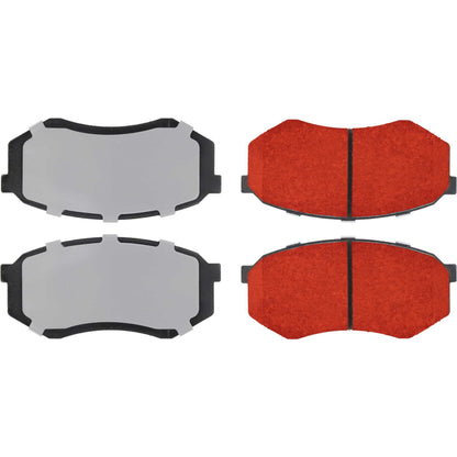 Centric Parts Disc Brake Pad Set PQ PRO with Hardware for 1995-1989 Mitsubishi Fuso FE 2004-1995 Toyota Tacoma 500.04330