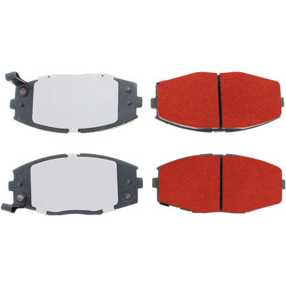 Centric Parts Disc Brake Pad Set with Low-Dust Formula for Daily Driving 500.04350