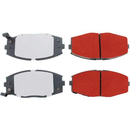 Centric Parts Disc Brake Pad Set with Low-Dust Formula for Daily Driving 500.04350