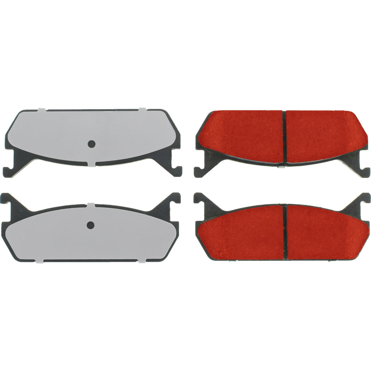 Centric Parts Disc Brake Pad Set PQ PRO with Hardware for 1991-1996 Ford Escort 500.04580