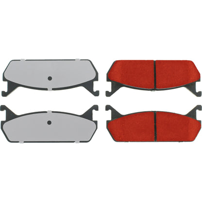 Centric Parts Disc Brake Pad Set PQ PRO with Hardware for 1991-1996 Ford Escort 500.04580
