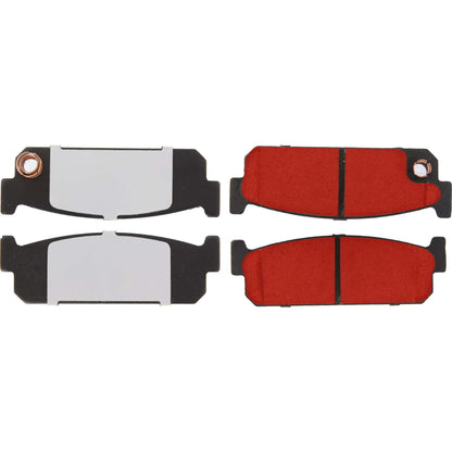 Centric Parts Disc Brake Pad Set PQ PRO with Hardware for 1990-1994 Infiniti Q45 500.04810