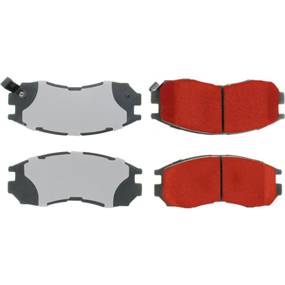 Centric Parts Disc Brake Pad Set PQ PRO with Low-Dust Formula for 1995-2005 Chrysler Sebring, Dodge Avenger Part 500.04840