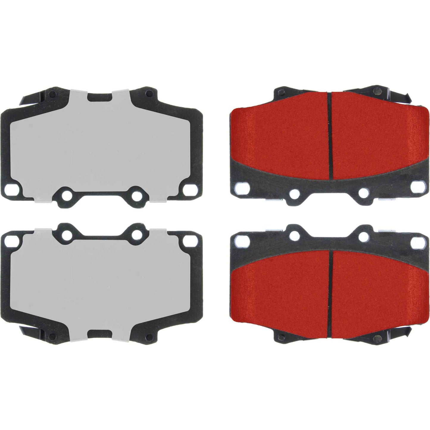 Centric Parts Disc Brake Pad Set PQ PRO with Low-Dust Formula for 1990-1992 Toyota Land Cruiser 500.05021