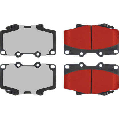 Centric Parts Disc Brake Pad Set PQ PRO with Low-Dust Formula for 1990-1992 Toyota Land Cruiser 500.05021