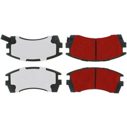 Centric Parts Disc Brake Pad Set with Low-Dust Formula for 1991-1994 Nissan Sentra 500.05090