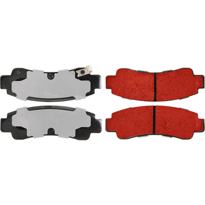 Centric Parts Disc Brake Pad Set with Low-Dust Formula for 1991-1996 Nissan NX Sentra Tsuru 500.05110