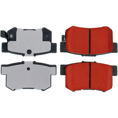 Centric Parts Disc Brake Pad Set with Low-Dust Formula for 2001-2012 Acura, Honda CR-V and Isuzu Oasis 500.05360