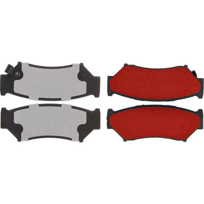 Centric Parts Disc Brake Pad Set PQ PRO with Hardware for 1991-2009 Chevrolet Tracker Geo Tracker Suzuki Sidekick Vitara 500.05560