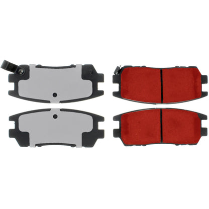 Centric Parts Disc Brake Pad Set PQ PRO with Low-Dust Formula for 1992-2000 Mitsubishi Montero 500.05670