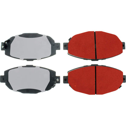Centric Parts Disc Brake Pad Set with Low-Dust Formula for 1999-2000 Lexus SC300 SC400 500.05710