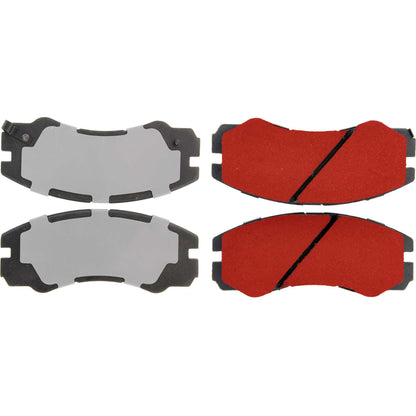 Centric Parts Disc Brake Pad Set PQ PRO with Hardware for 1996-1999 Acura SLX 500.05790
