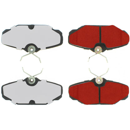 Centric Parts Disc Brake Pad Set PQ PRO low-dust formula 500.06100