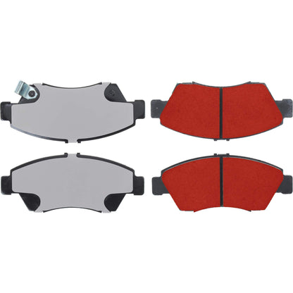 Centric Parts Disc Brake Pad Set with Low-Dust Formula for Daily Driving 500.06210