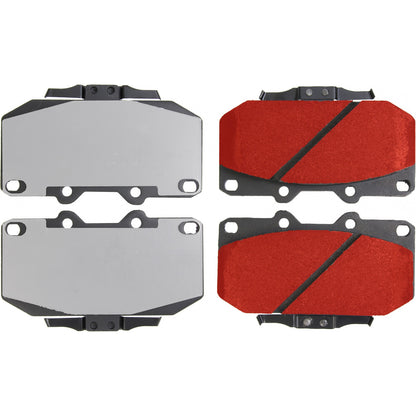 Centric Parts Disc Brake Pad Set PQ PRO with low-dust formula 500.06470
