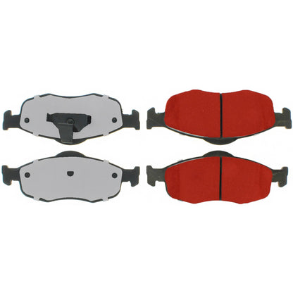 Centric Parts Disc Brake Pad Set with Low-Dust Formula 500.06480