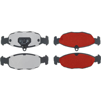 Centric Parts Disc Brake Pad Set with Low-Dust Formula for Daily Driving 500.06881