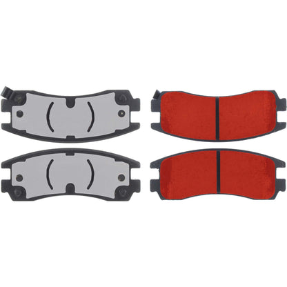 Centric Parts Disc Brake Pad Set with Low-Dust Formula 500.06980