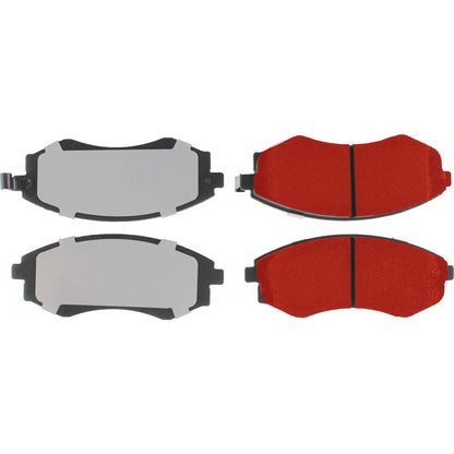 Centric Parts Disc Brake Pad Set with Low-Dust Formula for Daily Driving 500.07000