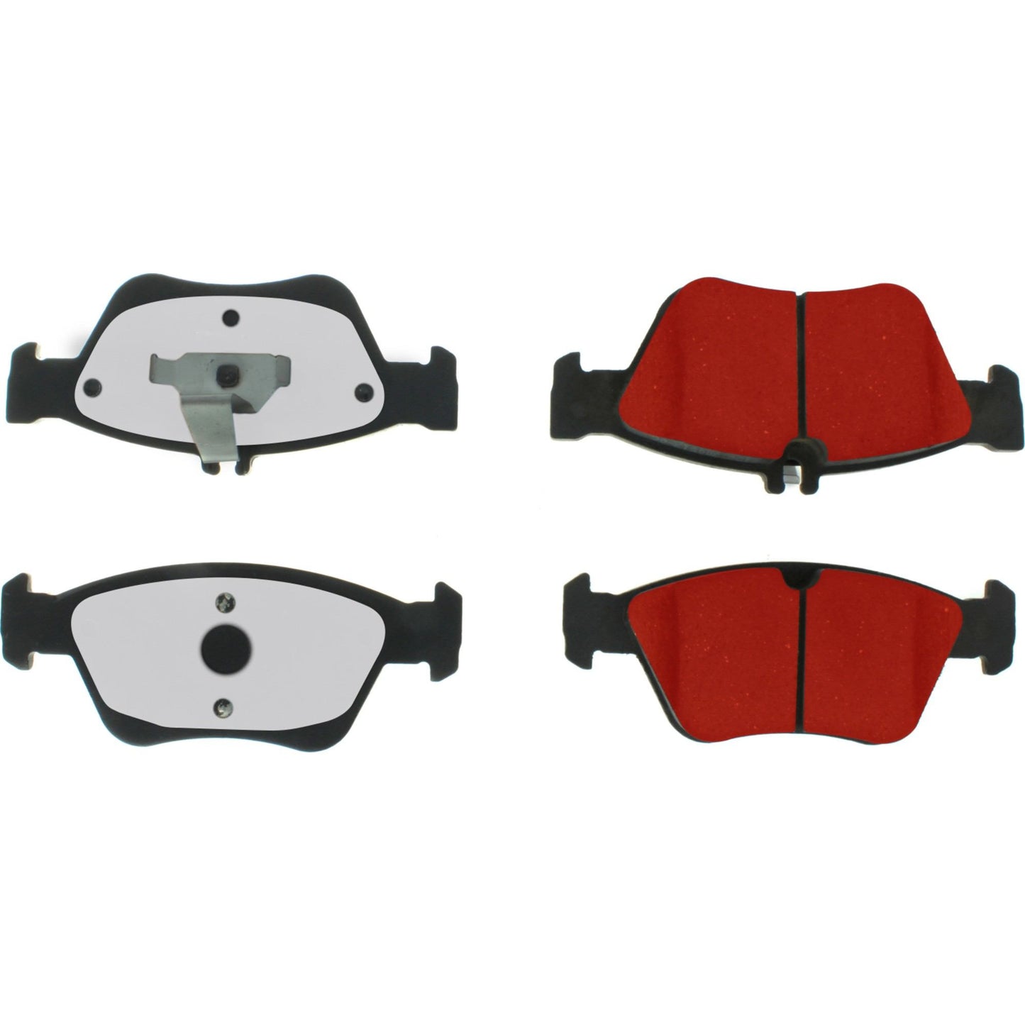 Centric Parts Disc Brake Pad Set PQ PRO with low-dust formula 500.07001