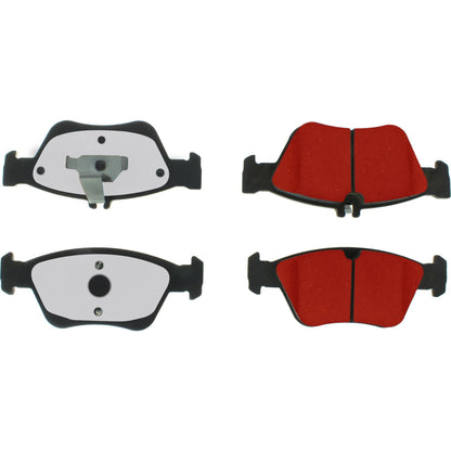Centric Parts Disc Brake Pad Set PQ PRO with low-dust formula 500.07001