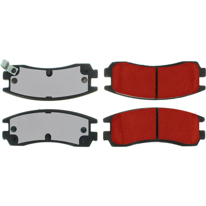 Centric Parts Disc Brake Pad Set with Low-Dust Formula for 500.07140