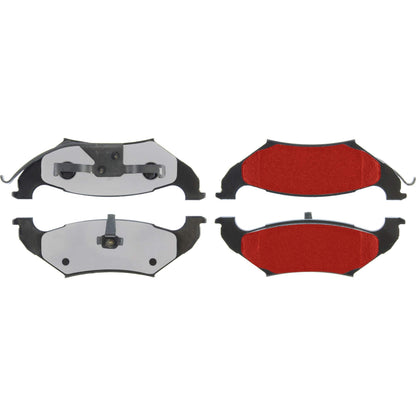 Centric Parts Disc Brake Pad Set with Low-Dust Formula for 1995-2002 Chrysler Grand Voyager, Town & Country, Dodge Grand Caravan 500.07150